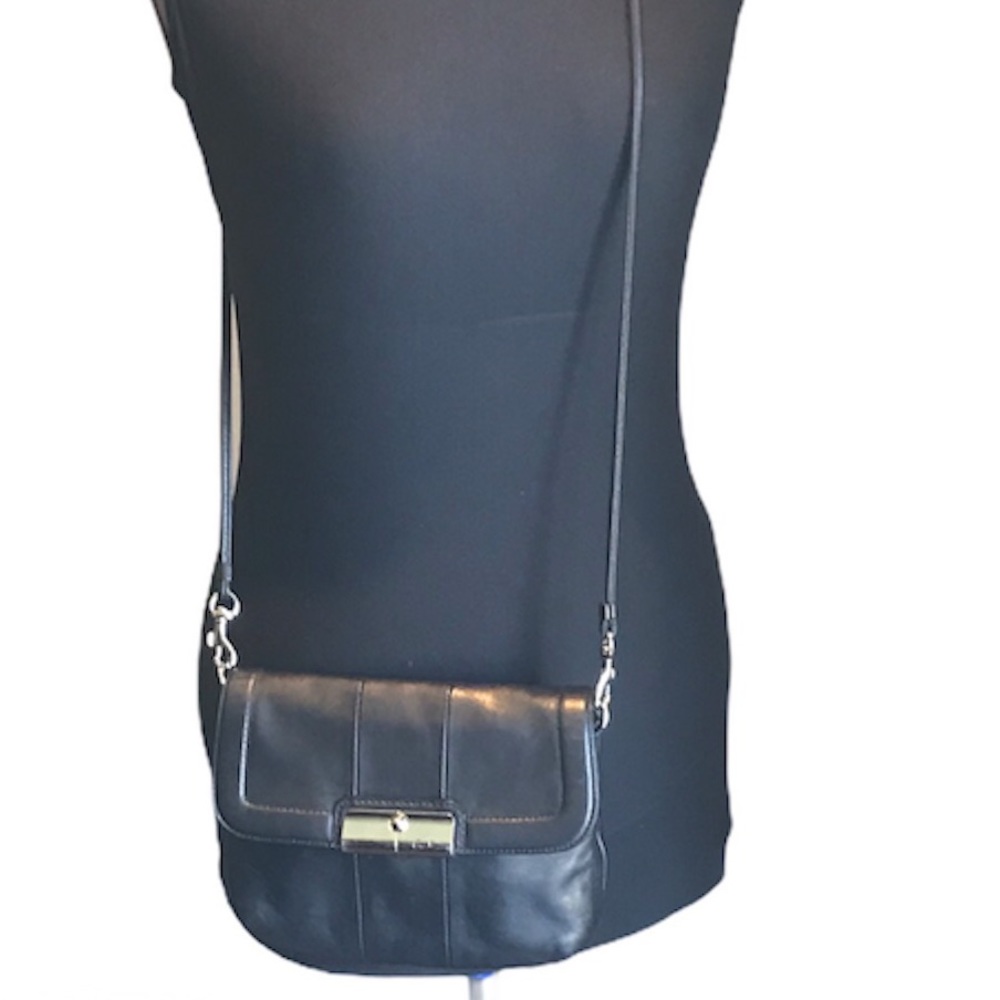 Coach black crossbody purse